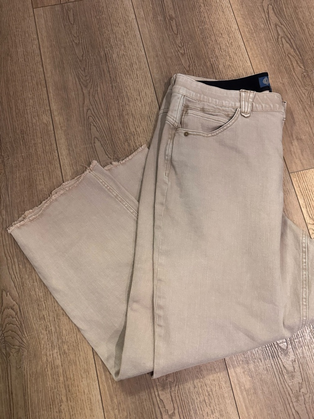 Democracy “Ab”solution Tan High-Rise Pants